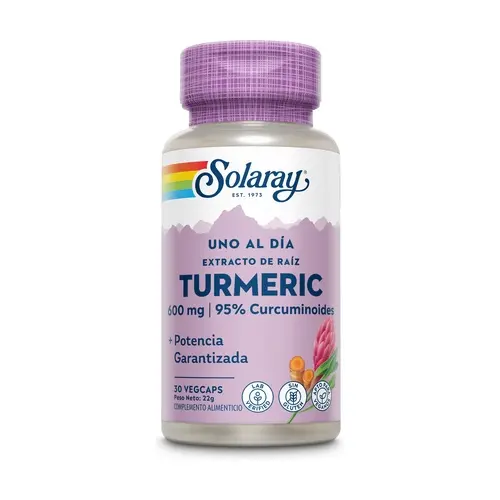 TURMERIC 600 mg 30Caps - SOLARAY