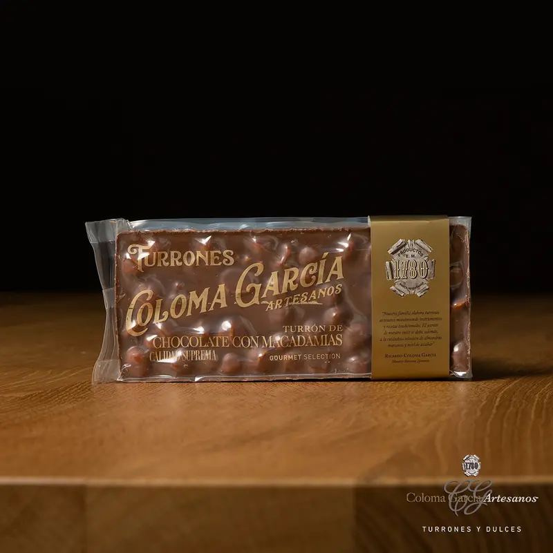 Turrón de Chocolate Gourmet Rilsan 200 gr