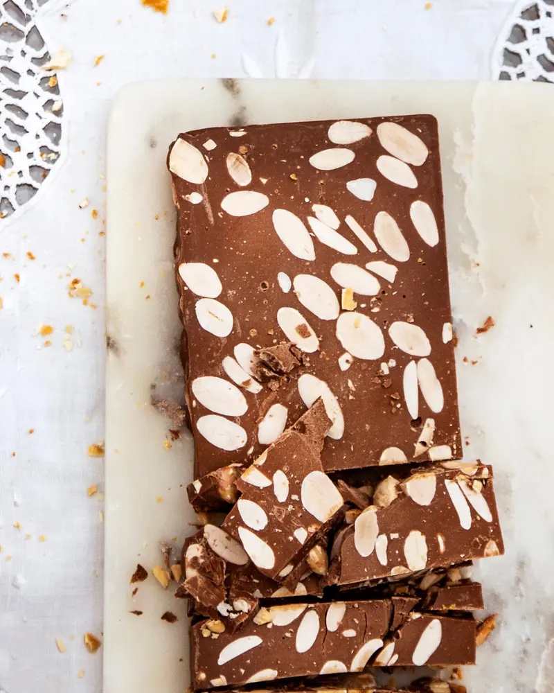Turrón de chocolate sin azúcar 200 g