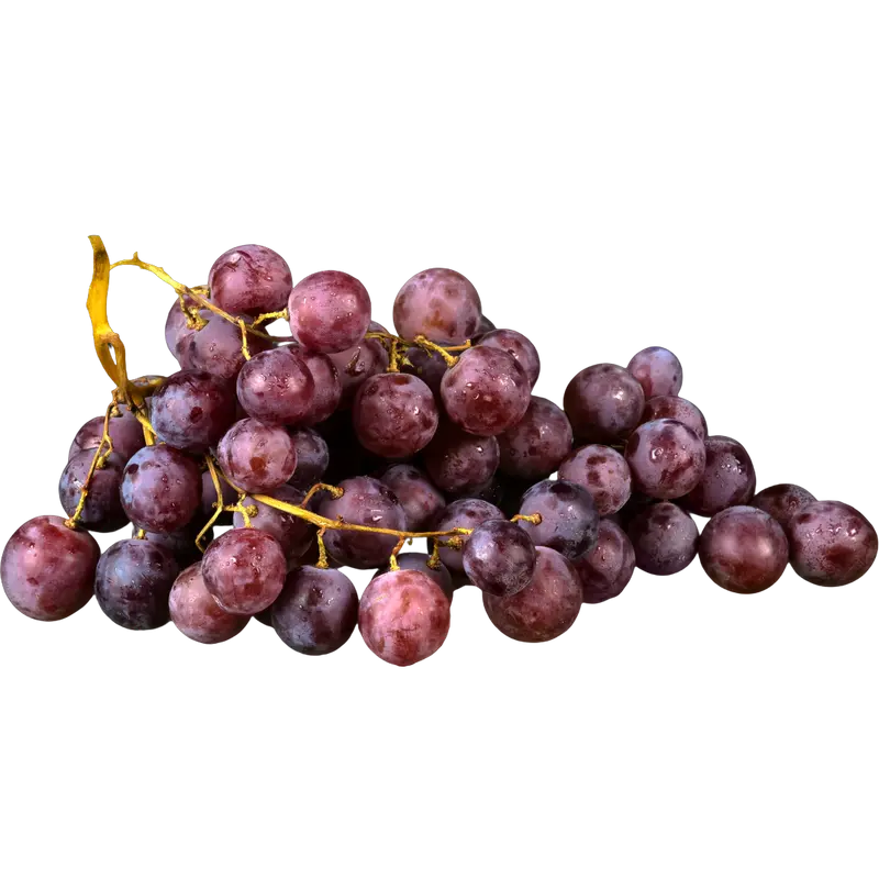 Uva roja con pipa