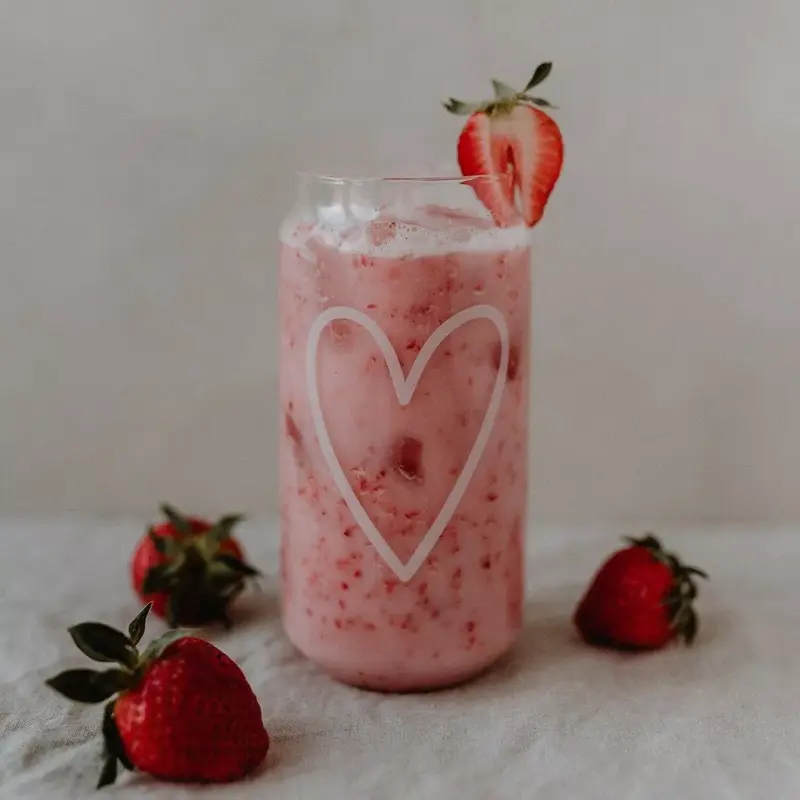 Vaso alto Corazón