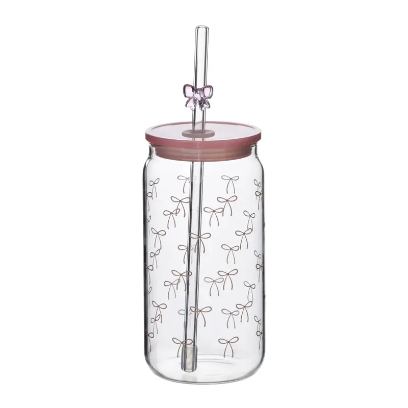 Vaso con Tapa y pajita "Peter Ribbon"
