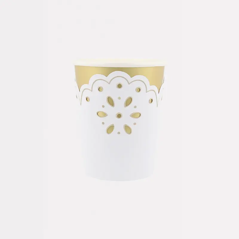Vasos Blancos Broderie Anglaise