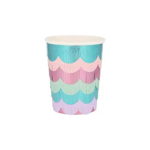 Vasos con flecos