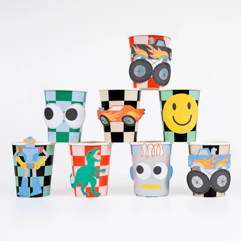Vasos Monster Truck