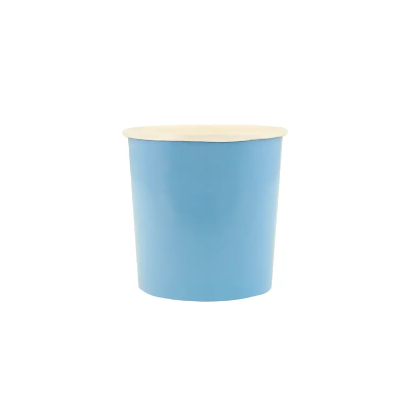 Vasos pequeños azules