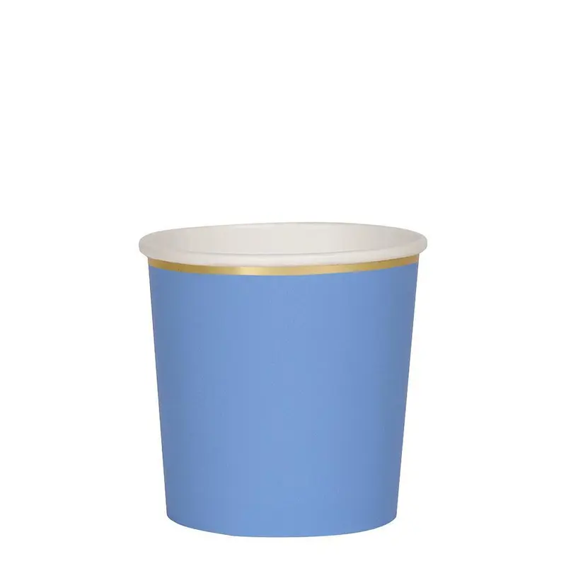 Vasos pequeños azules