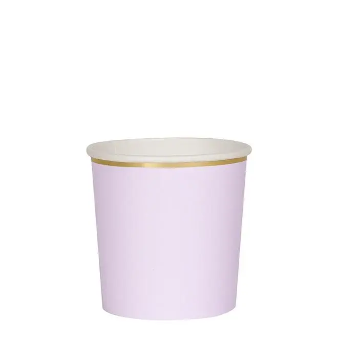 Vasos pequeños lilas