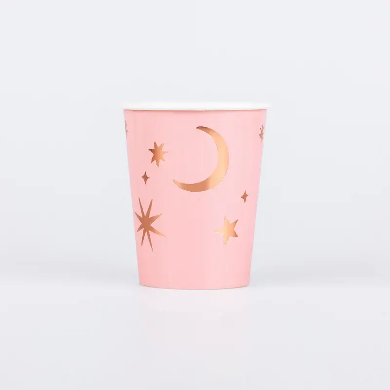 Vasos Sombrero de Bruja Rosa