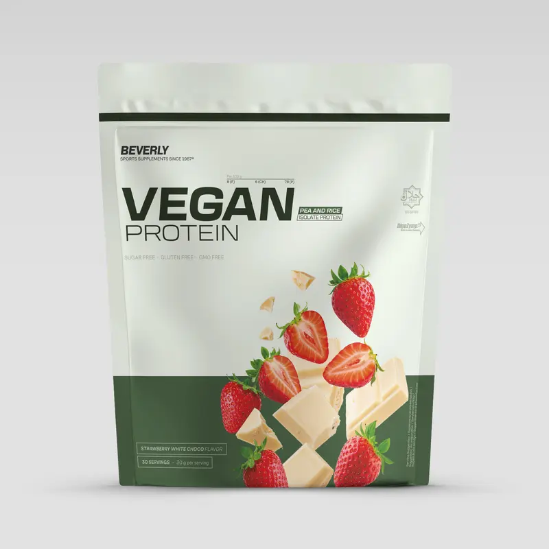 Vegan Protein - 900 g - Strawberry White Choco