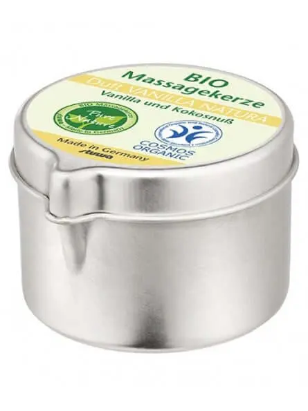 Vela de masaje Bio Vainilla Nature - 50ml