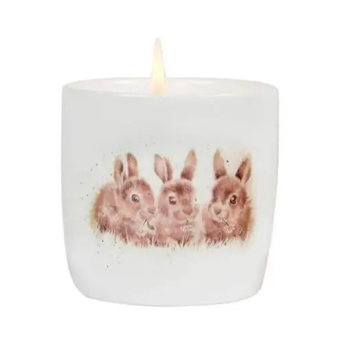 Vela diseño conejos