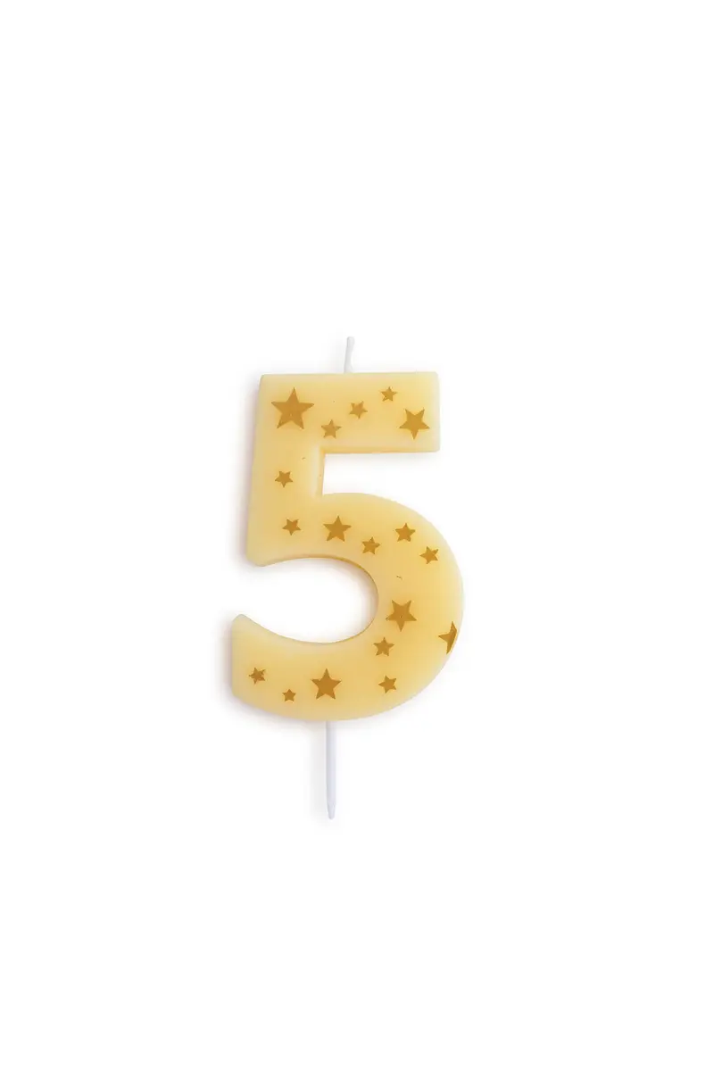 Vela nº5 Ancha Estrellas Pam Pam