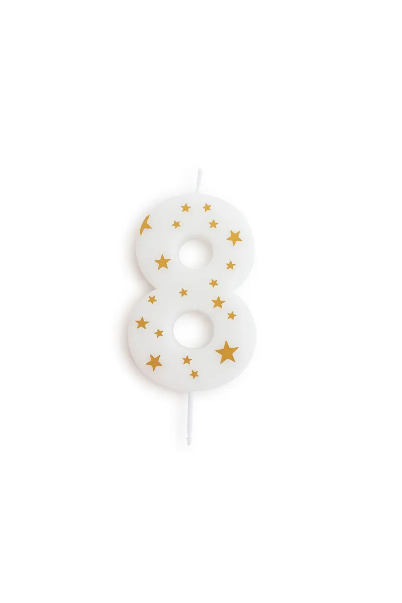 Vela nº8 Ancha Estrellas Pam Pam