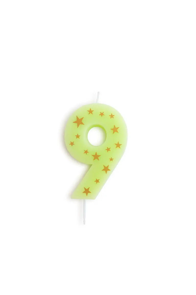 Vela nº9 Ancha Estrellas Pam Pam