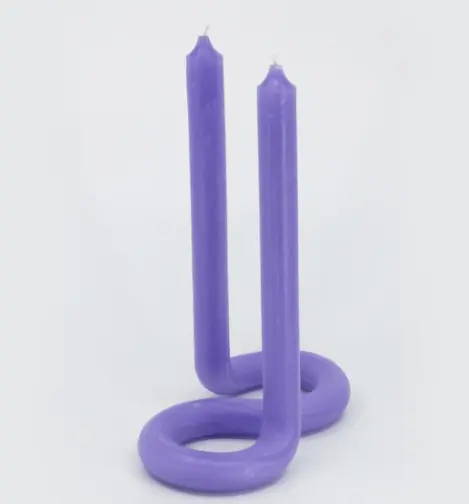 Vela twist lavanda