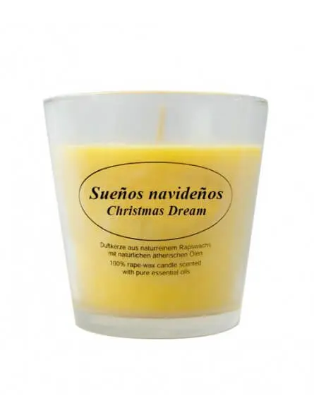 Vela vegetal perfumada Naranja Canela