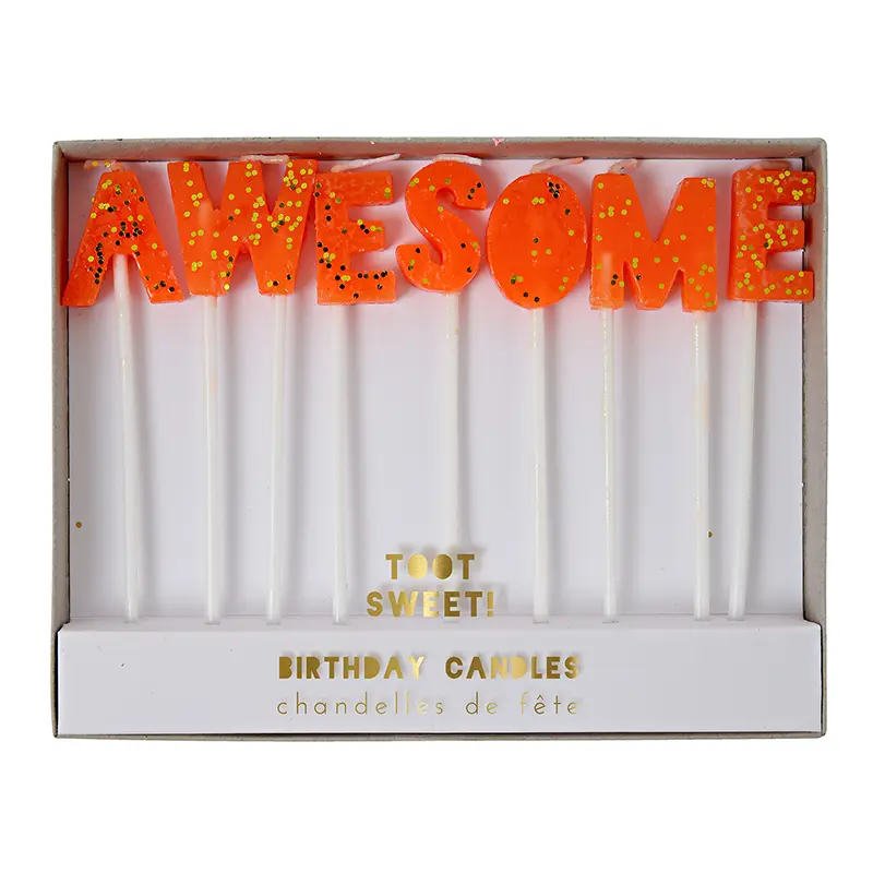VELAS cumpleaños AWESOME