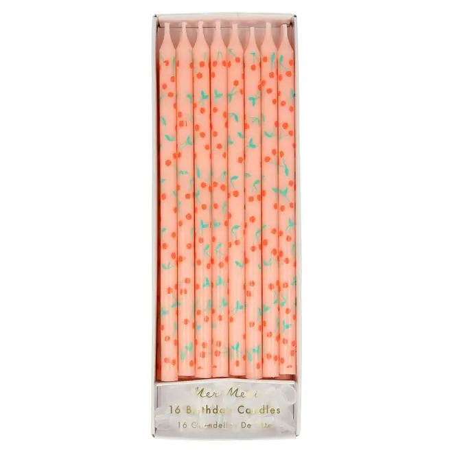 Velas de cereza
