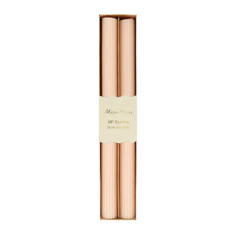 Velas de mesa rosita palo