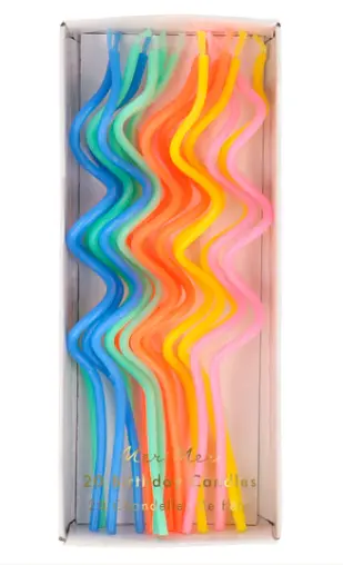 Velas de swirly mezcladas