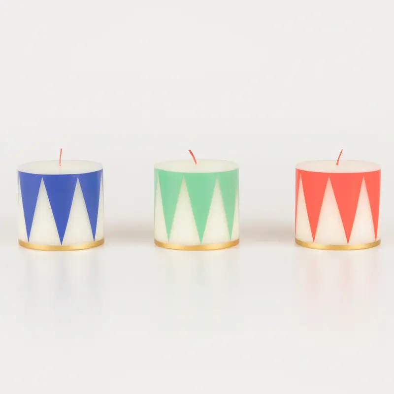 Velas de tambor pequeñas