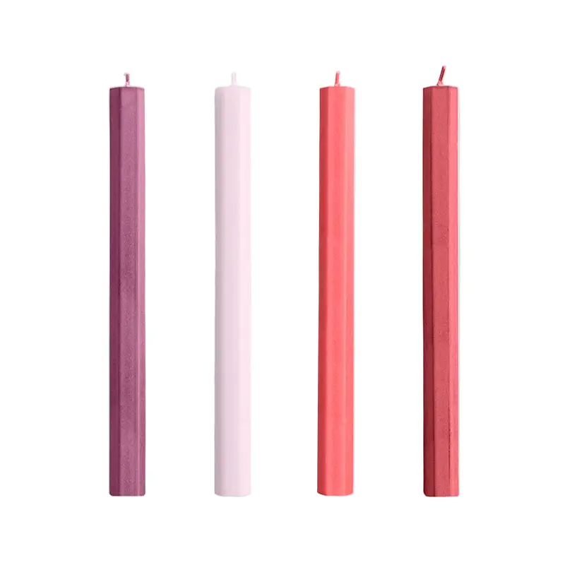 Velas Hexagon Set de 4