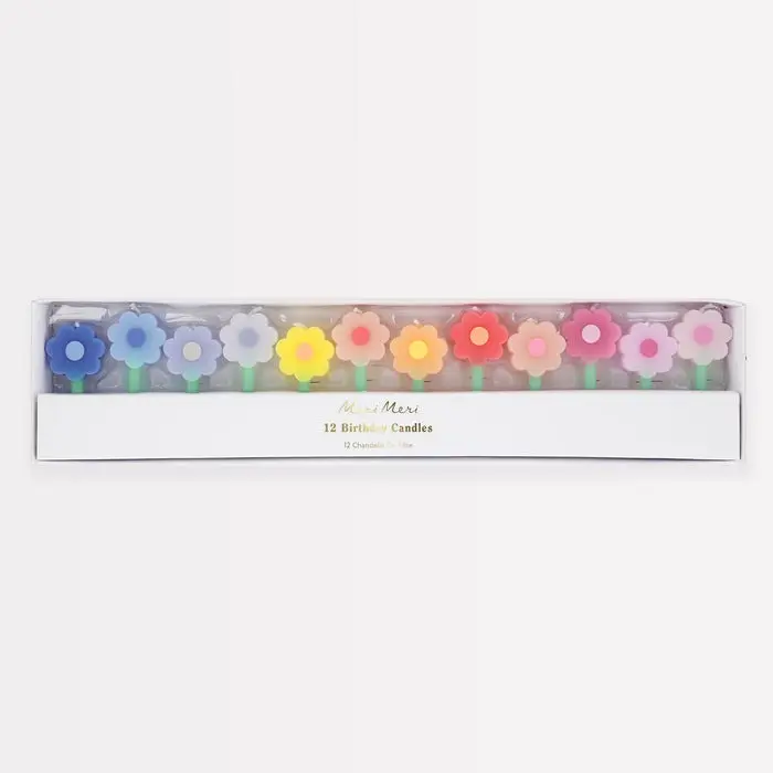 Velas margaritas multicolor