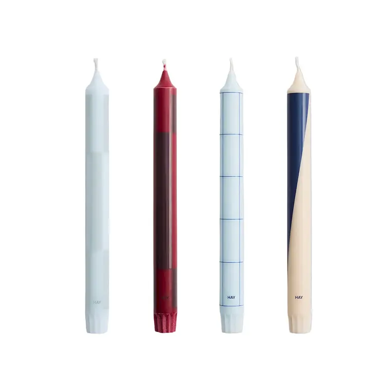 Velas Pattern Set de 4