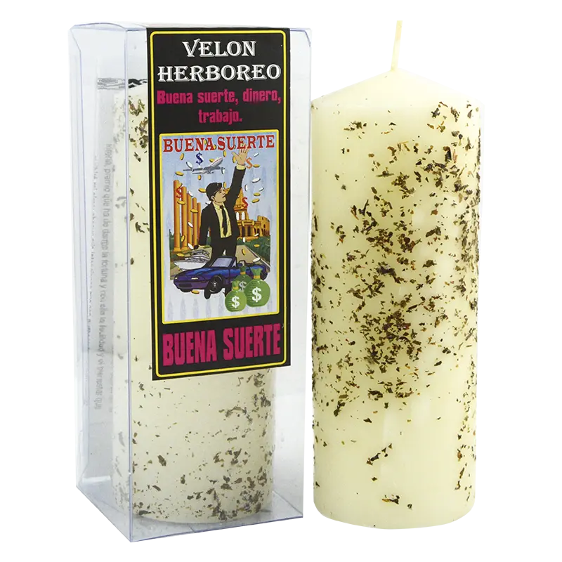 Velón Herbóreo Buena Suerte