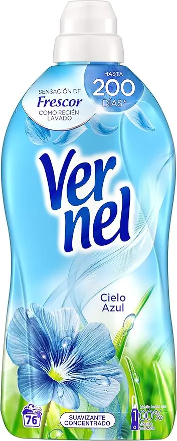 Vernel Suavizante Concentrado Cielo Azul (76 Lavados)