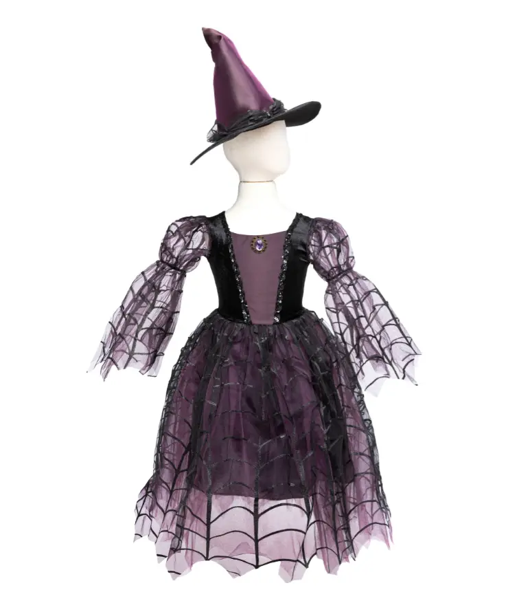 Vestido de bruja con sombrero
