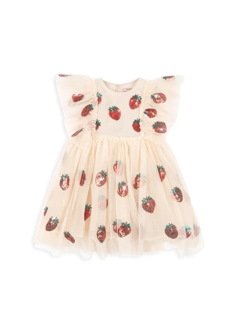Vestido de Fresas con Volantes