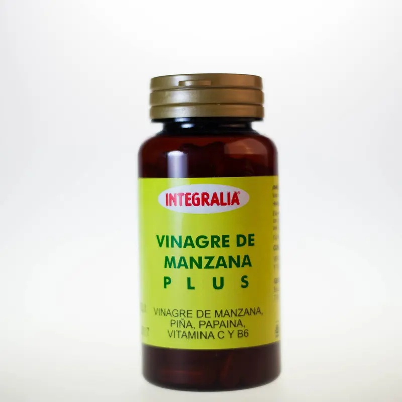VINAGRE DE MANZANA PLUS 100 CAP - INTEGRALIA