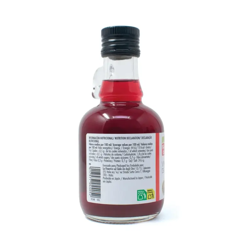 Vinagre de umeboshi La Finestra - 500 ml - La Finestra sul Cielo