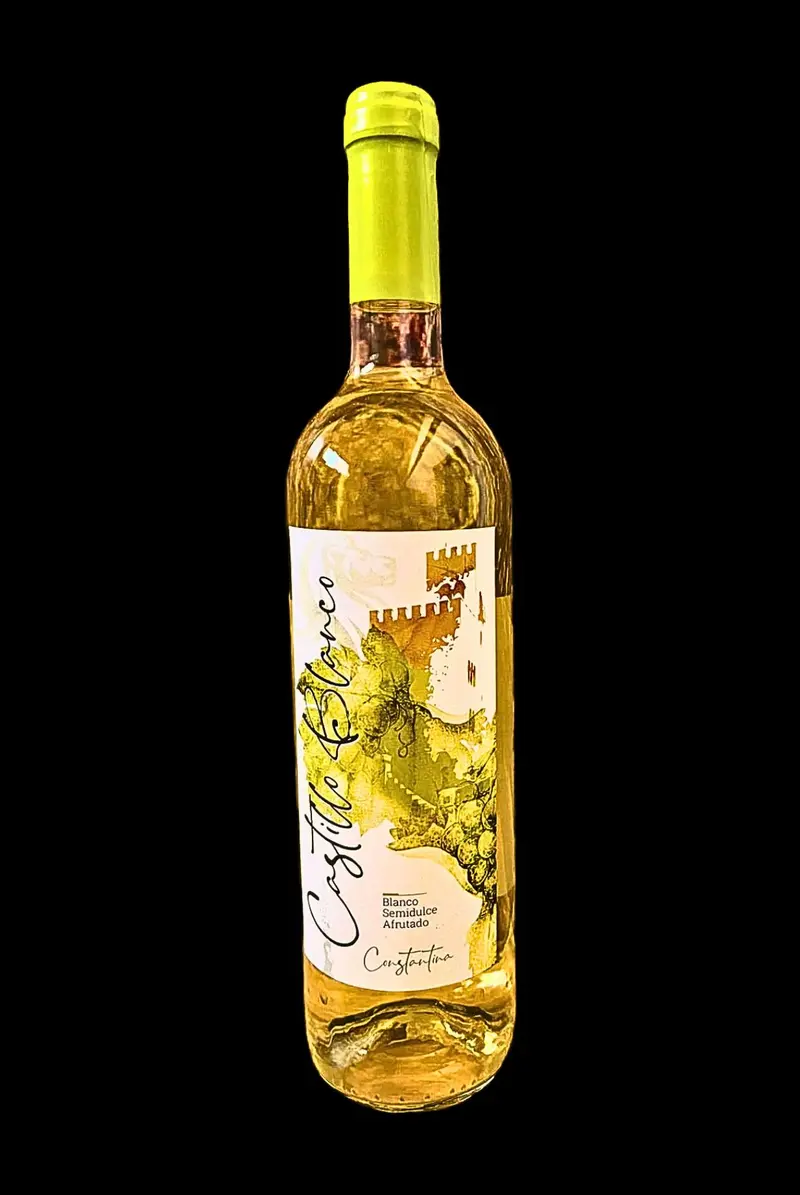 Vino Blanco Semi Castillo Blanco. Bodega Cazallo. Caja de 6 botellas.
