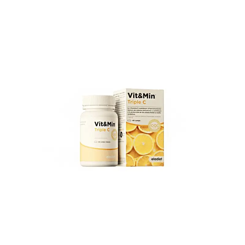 Vit&Min Triple C - 40 comprimidos - Eladiet
