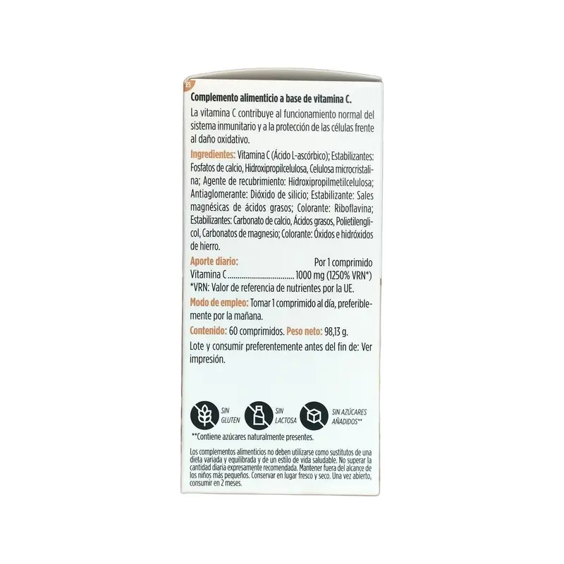 Vit&Min vitamina C - 60 comprimidos - Eladiet
