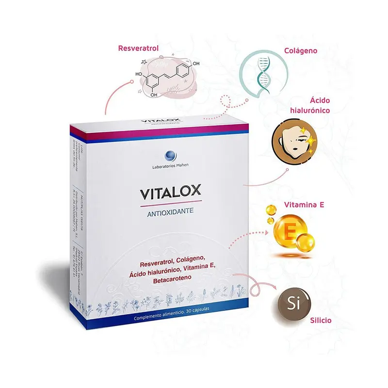 Vitalox (belleza) - 30 cápsulas - Mahen
