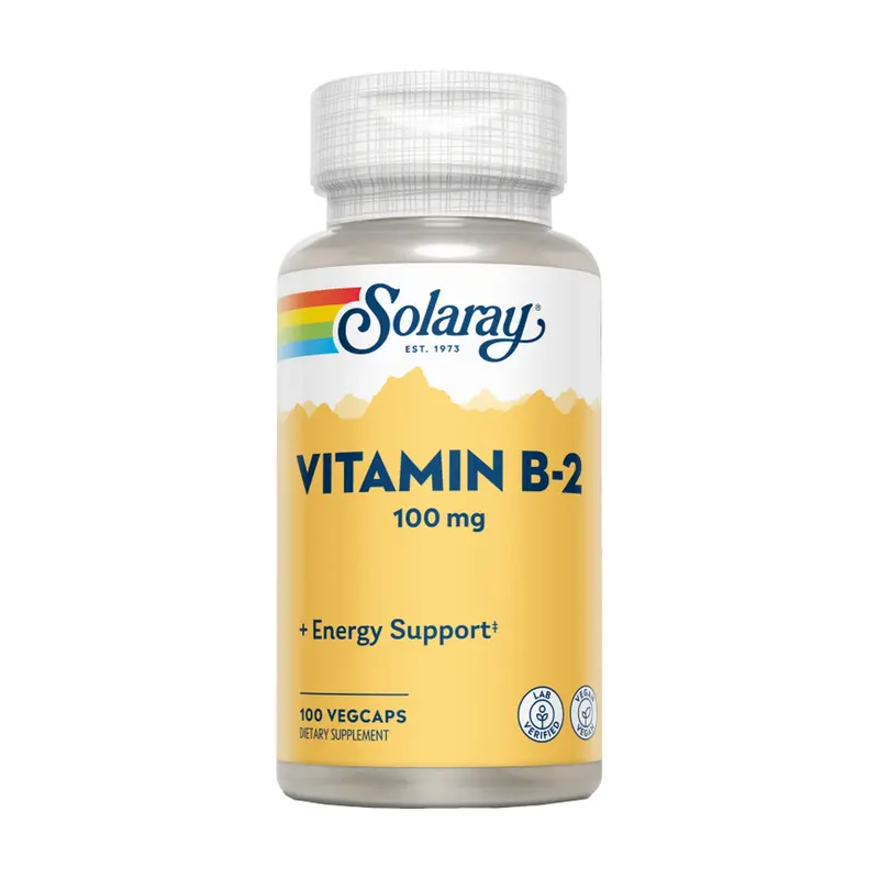 Vitamin B2  100Caps - SOLARAy