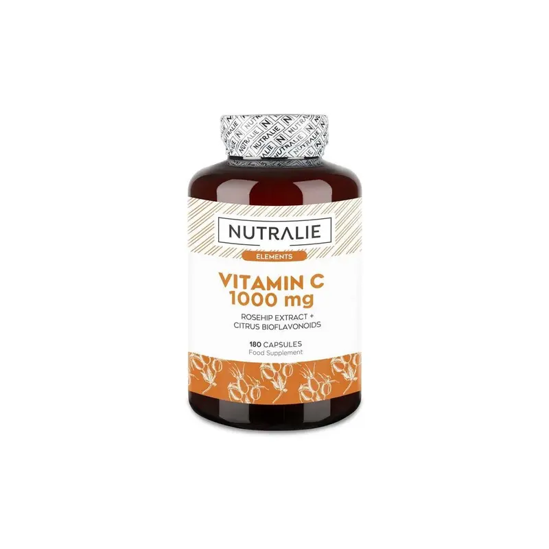 Vitamin C 1000mg - 180 cápsulas - Nutralie