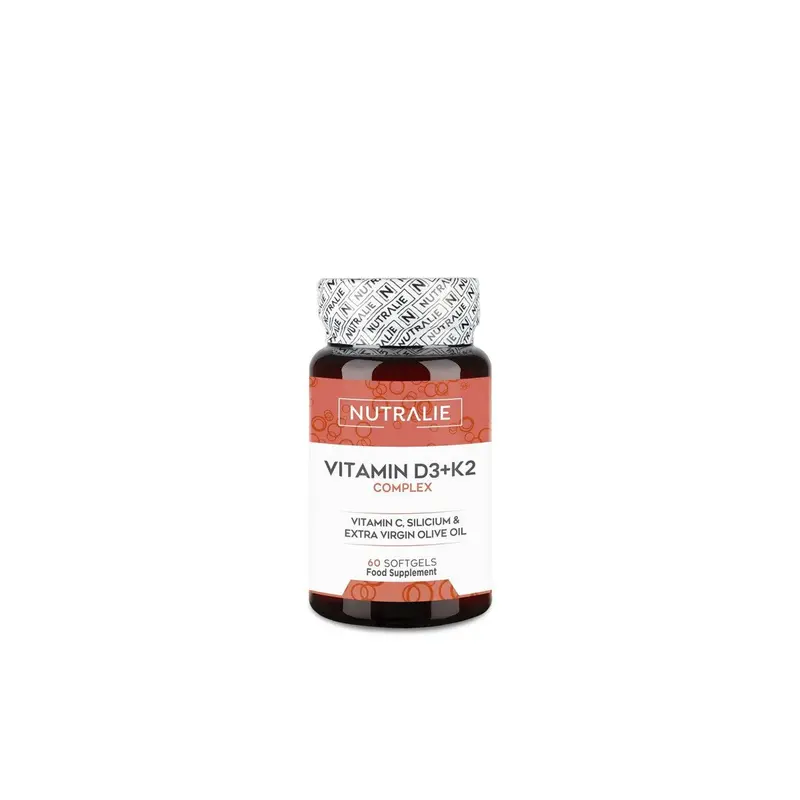 Vitamin D3+K2 Complex softgels - 60 cápsulas - Nutralie