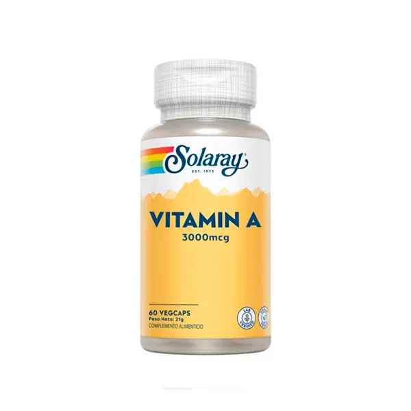 Vitamina A 3000mcg / 60caps - SOLARAY