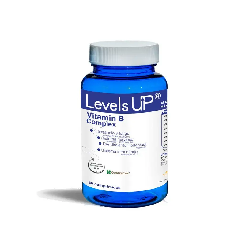 Vitamina B Complex - 60 comprimidos - Levels Up