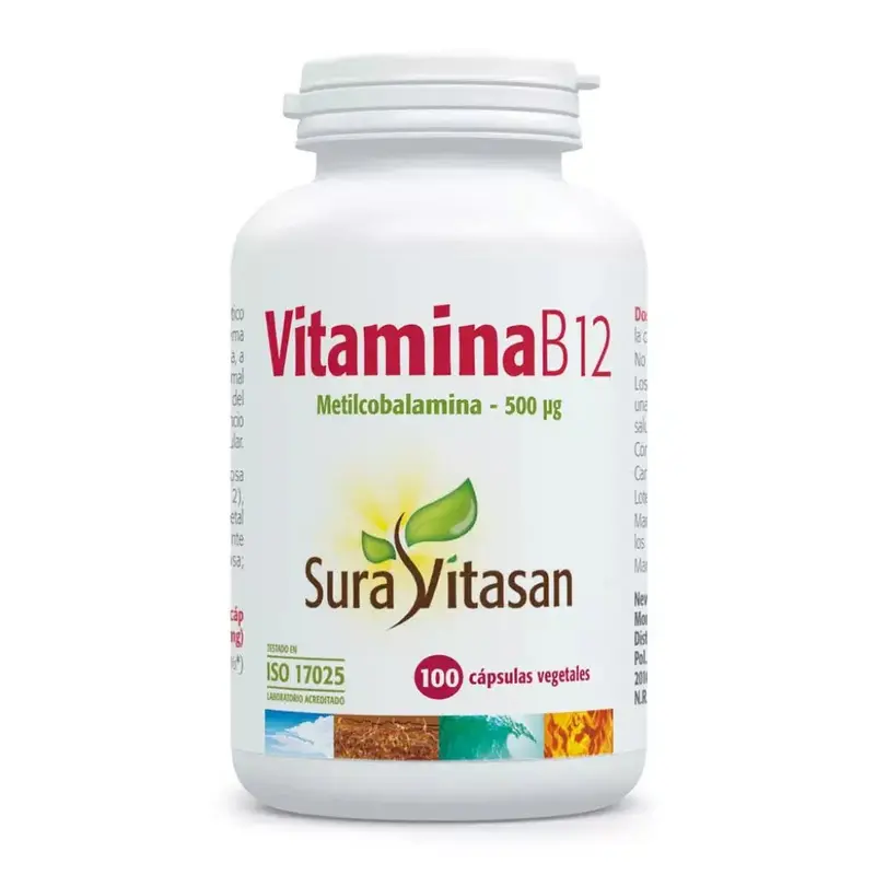 Vitamina B12 - 100 Cápsulas - Sura Vitasan