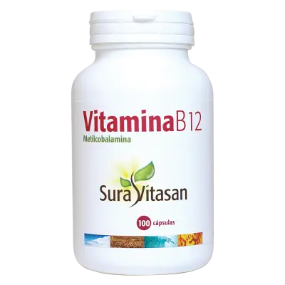 Vitamina B12 (Metilcobalamina) 100 cápsulas - SURAVITASAN