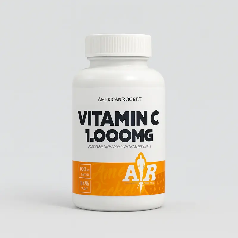 Vitamina C 1000 -American Rocket100 caps.