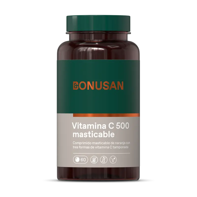 Vitamina C-500 Masticable / 60 comp - BONUSAN