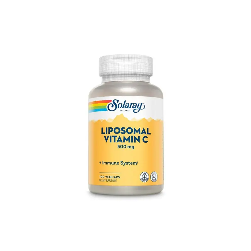 Vitamina C Liposomal 500mg - 100 vegecápsulas - Solaray