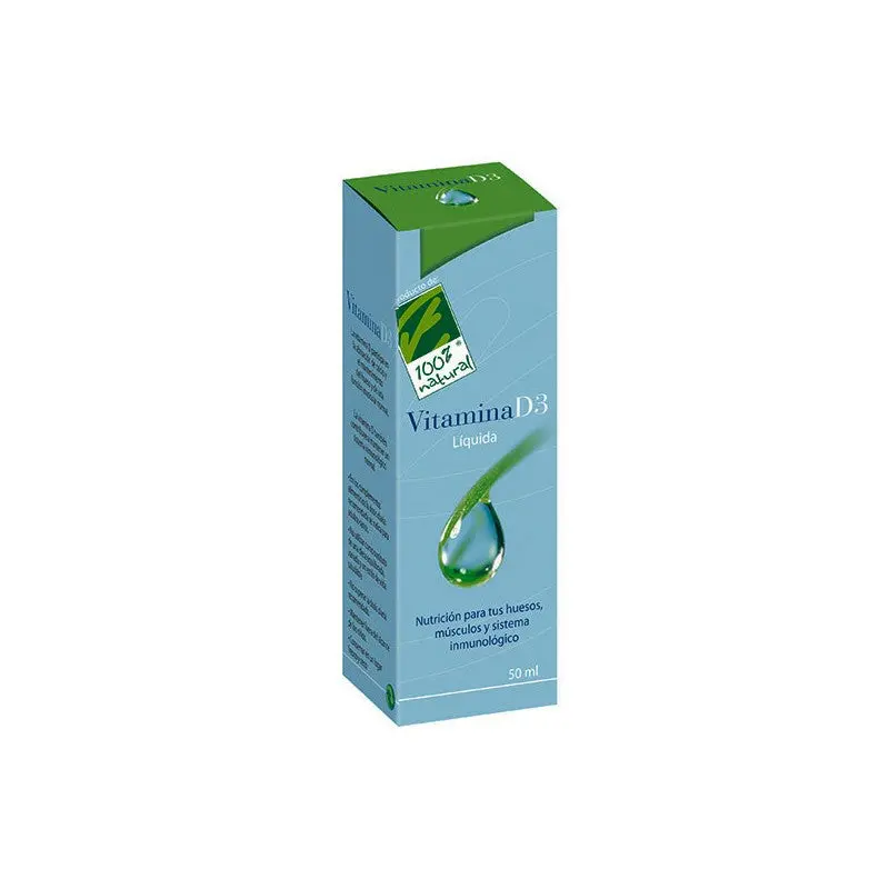 Vitamina D3 líquida - CIEN POR CIEN NATURAL